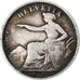 Schweiz, 1/2 Franc, Helvetia, 1851, Silber, S+, KM:8