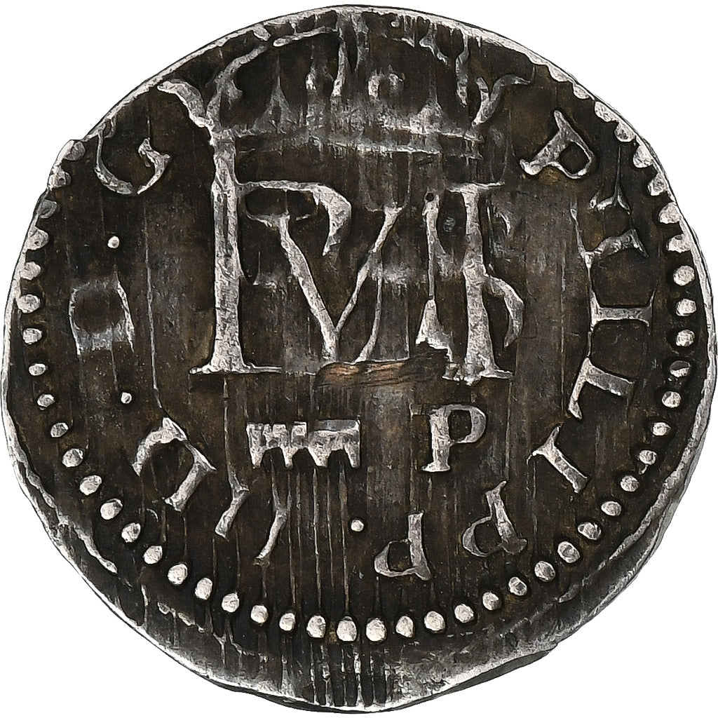 Espanha, Philip IV, 1/2 Réal, Uncertain date, Segovia, Prata, AU(50-53)