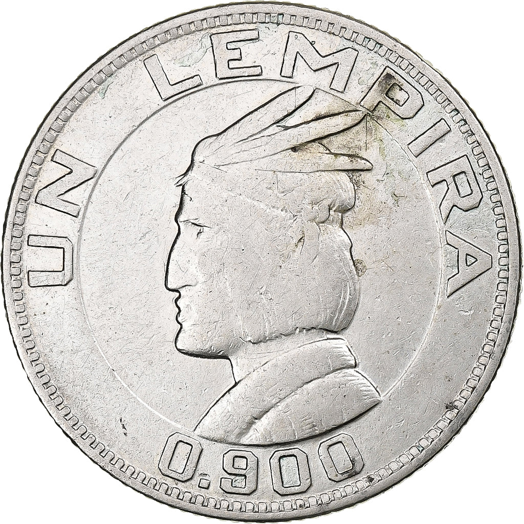 Honduras, Lempira, 1932, Plata, MBC