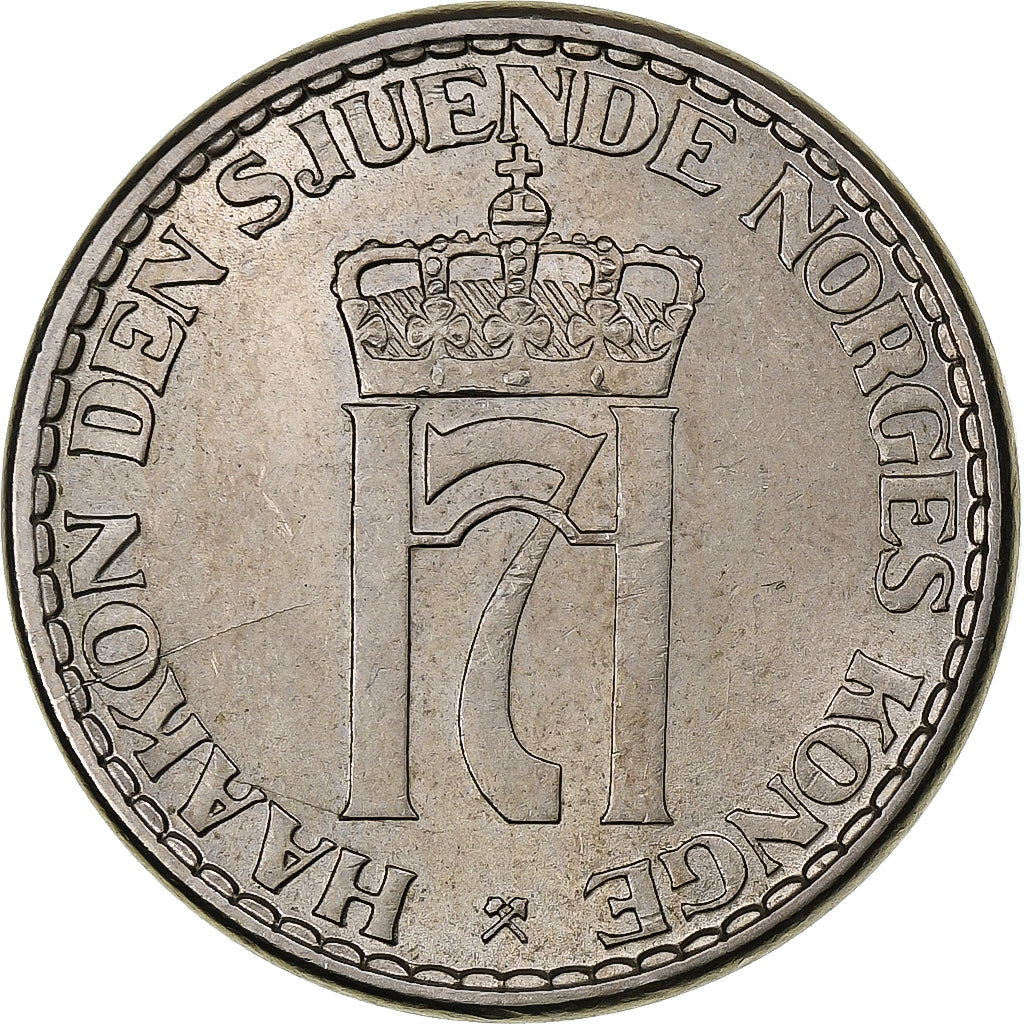Norvège, Haakon VII, Krone, 1954, Cupro-nickel, SUP, KM:397.2