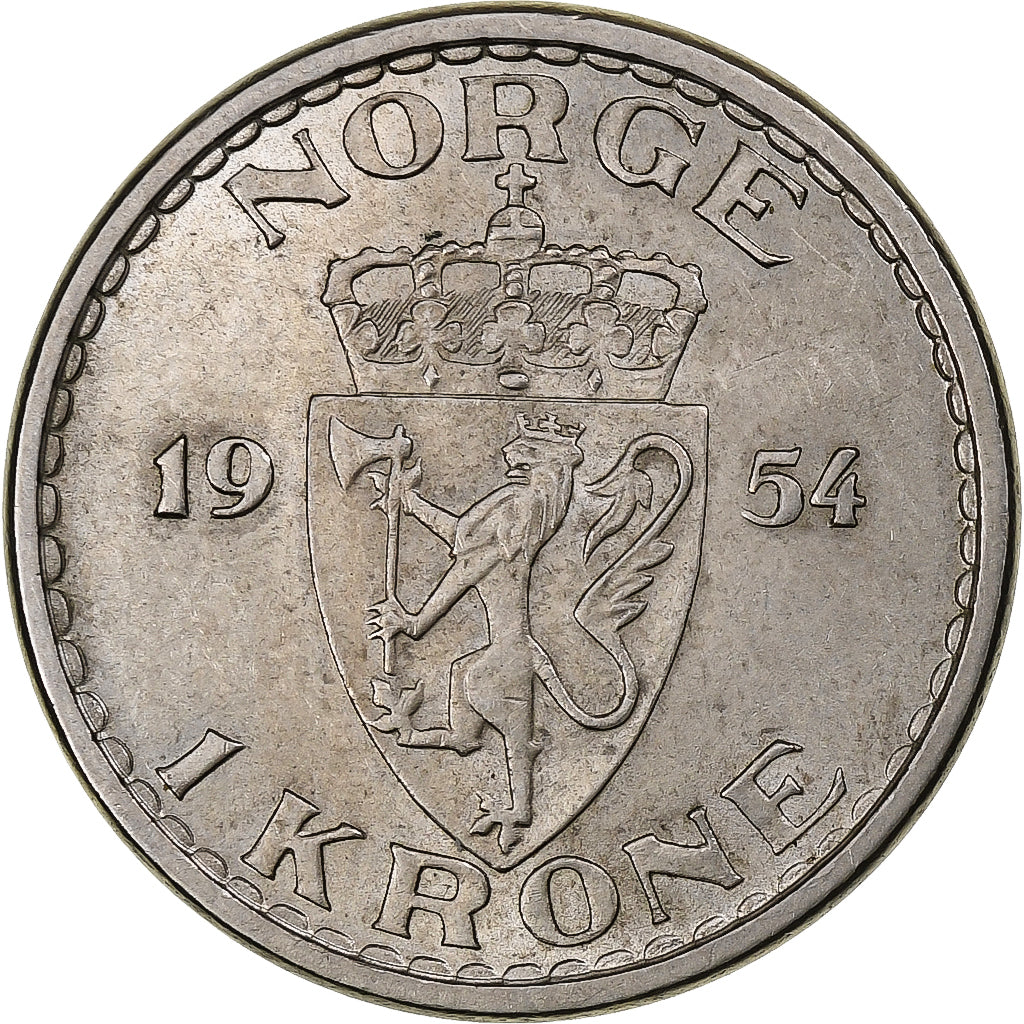 Norvège, Haakon VII, Krone, 1954, Cupro-nickel, SUP, KM:397.2