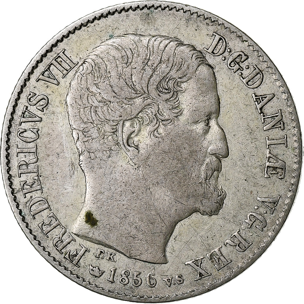 Dänemark, Frederik VII, 16 Skilling, 1856, Copenhagen, Silber, SS