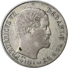 Denmark, Frederik VII, 16 Skilling, 1856, Copenhagen, Silver, EF(40-45)