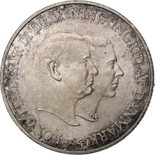Danemark, Frederik IX, 2 Kroner, 1953, Copenhagen, Argent, SUP, KM:844