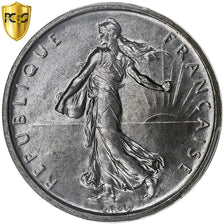 France, 5 Francs, Semeuse, 1960, Paris, Silver, PCGS, MS(64), Gadoury:770, Le