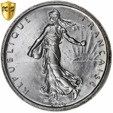 France, 5 Francs, Semeuse, 1960, Paris, Silver, PCGS, MS(64), Gadoury:770, Le
