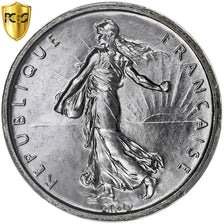 France, 5 Francs, Semeuse, 1960, Paris, Silver, PCGS, MS(65-70), Gadoury:770, Le