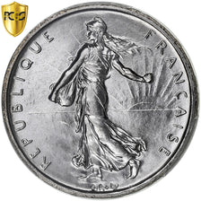 France, 5 Francs, Semeuse, 1960, Paris, Argent, PCGS, FDC, Gadoury:770, Le