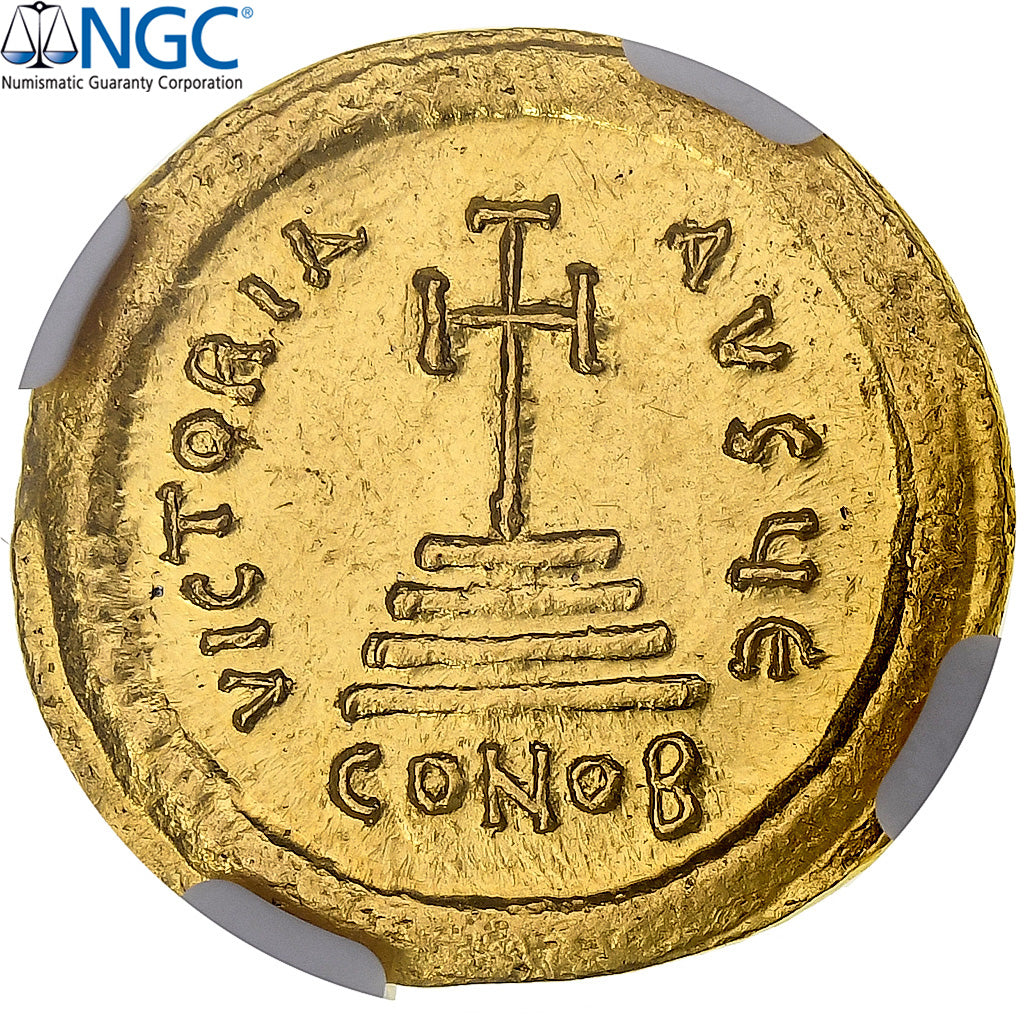 Heraclius, Solidus, 610-613, Constantinople, Gold, NGC, MS(60-62), Sear:731