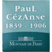 France, 1-1/2 Euro, Paul Cézanne, Proof, 2006, MDP, Silver, MS(65-70)