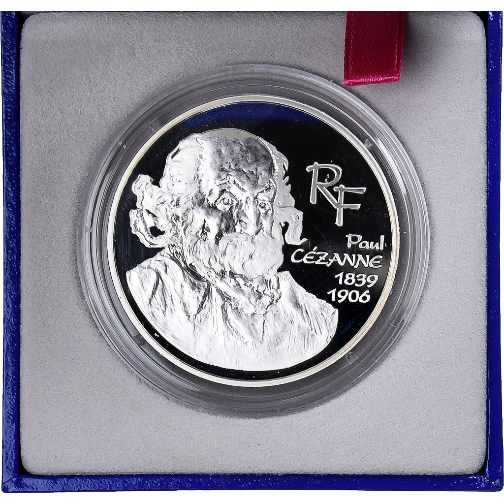 France, 1-1/2 Euro, Paul Cézanne, Proof, 2006, MDP, Silver, MS(65-70)