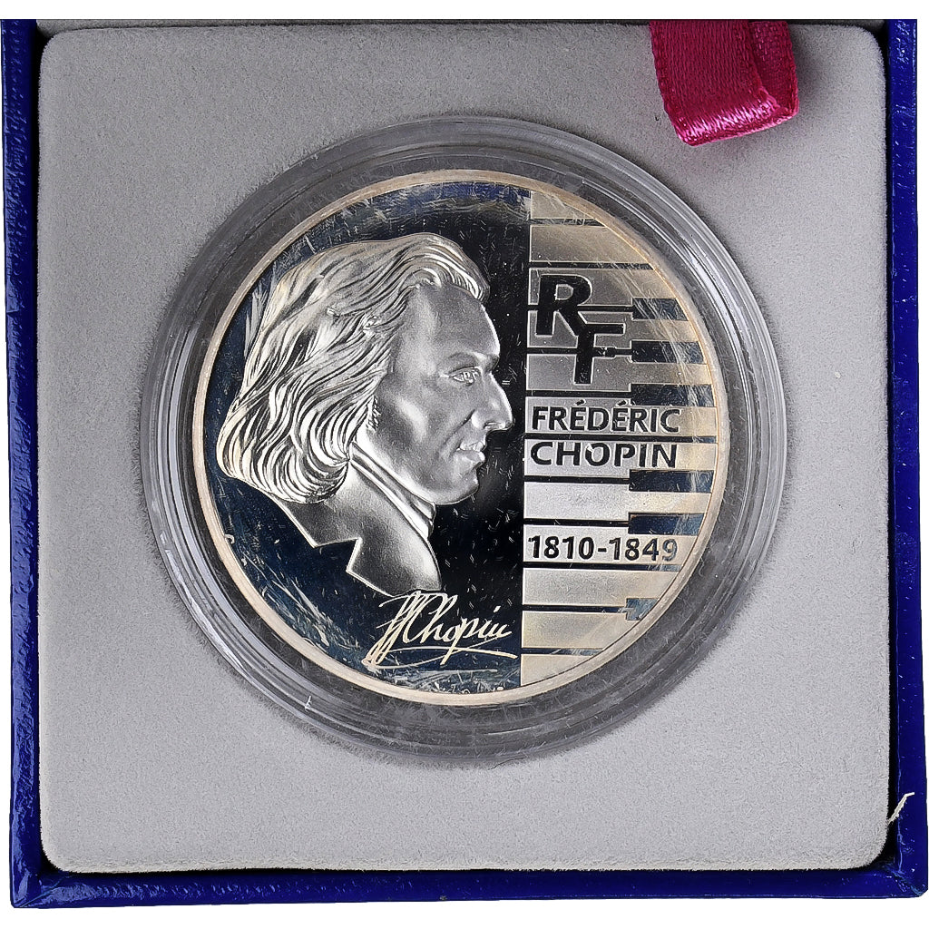 France, 1-1/2 Euro, Frédéric Chopin, Proof, 2006, MDP, Silver, MS(65-70)
