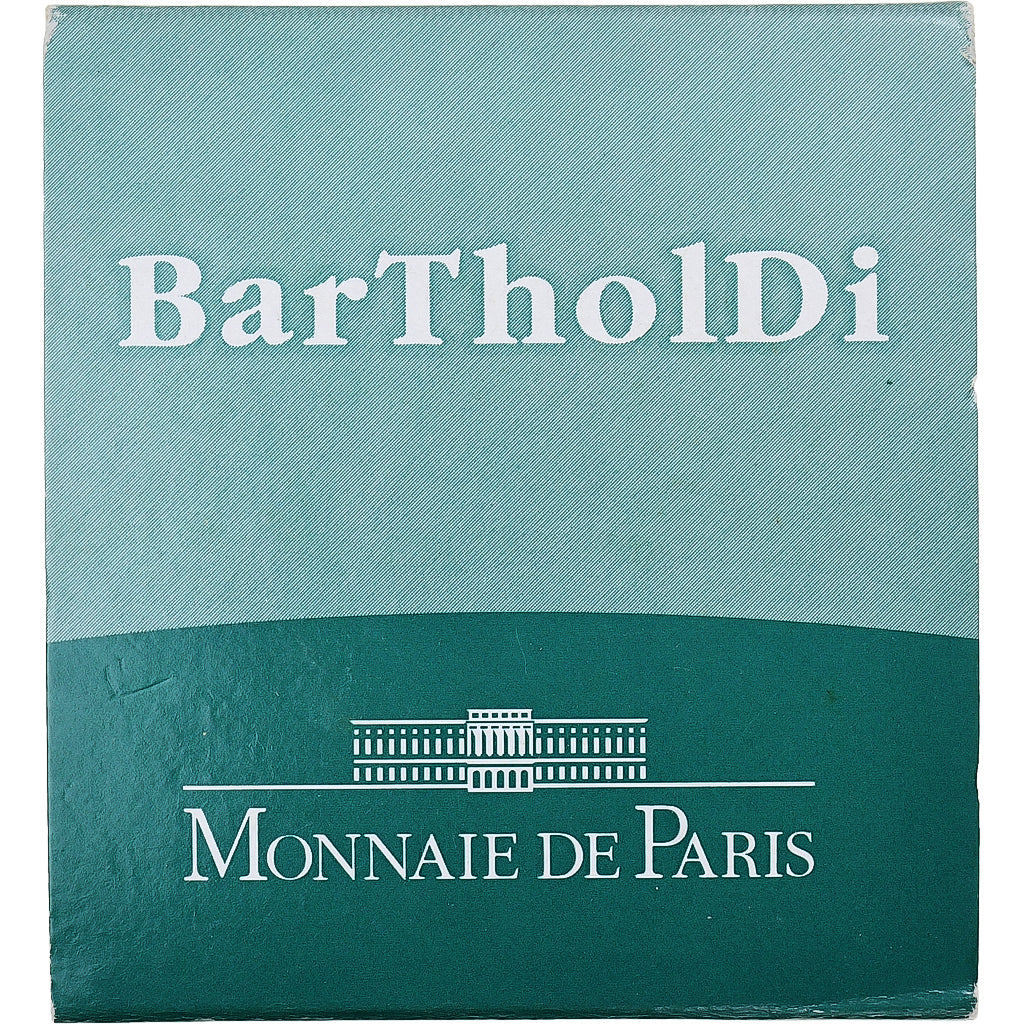 Francja, 1-1/2 Euro, Auguste Bartholdi, Proof, 2004, MDP, Srebro, MS(65-70)