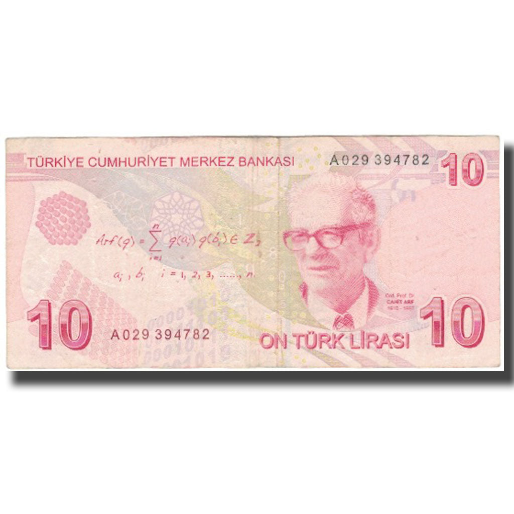 Banknote, Turkey, 10 Lira, 1970, KM:223, VF(30-35)