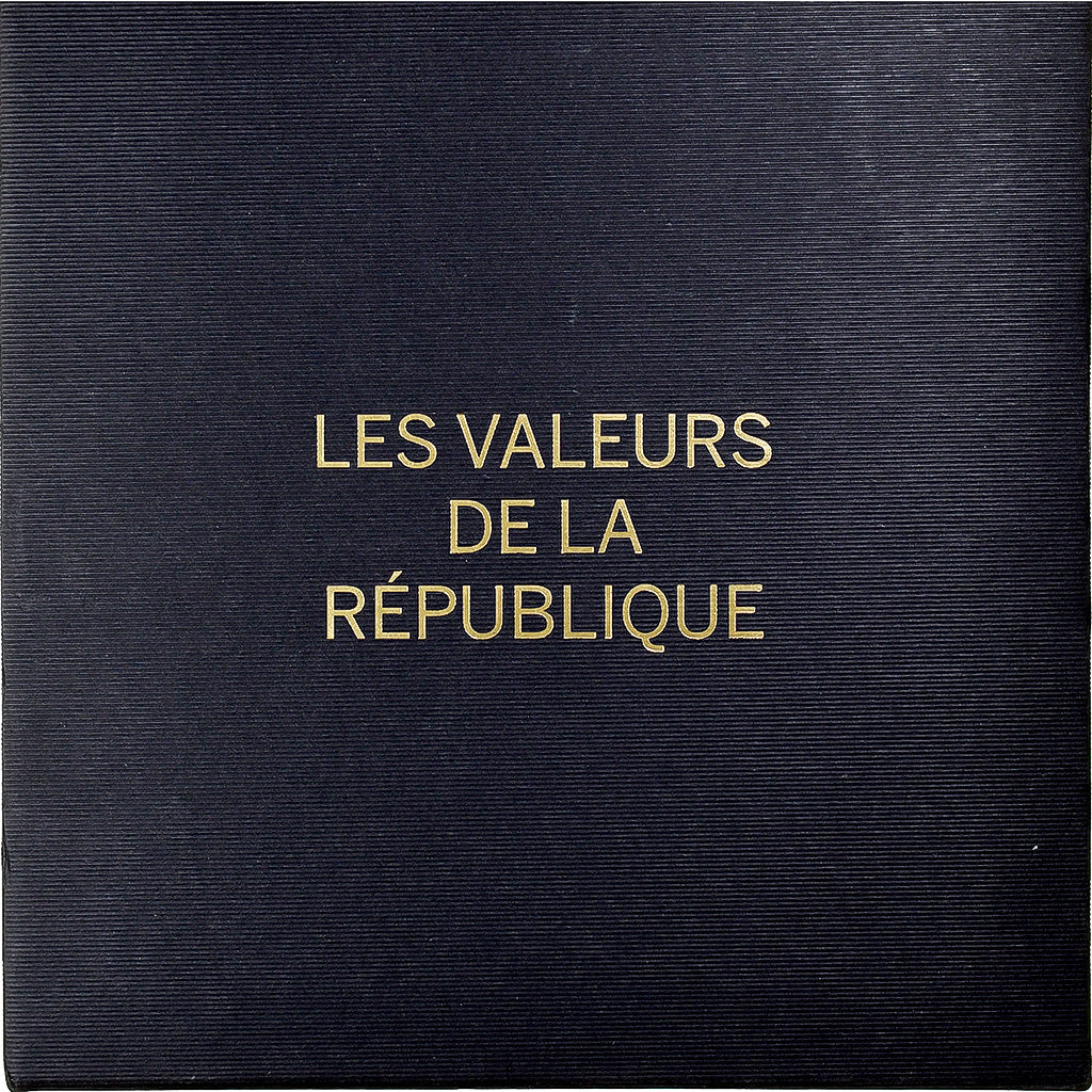 Francia, Coffret Euros, Valeurs de la République, Prueba, 2013, MDP, Sin