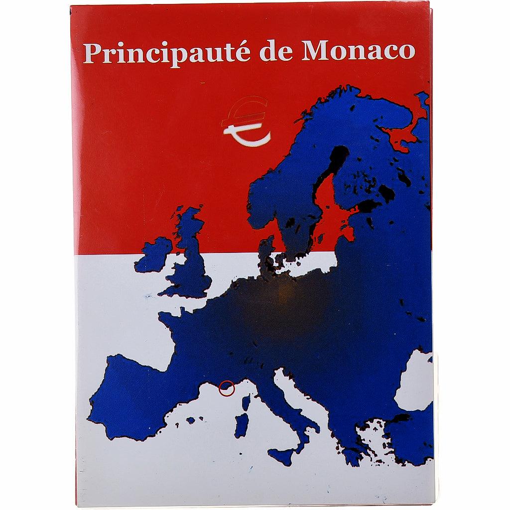 Monaco, Rainier III, 10 Cents to 2 Euro, FDC, 2003, MDP, FDC