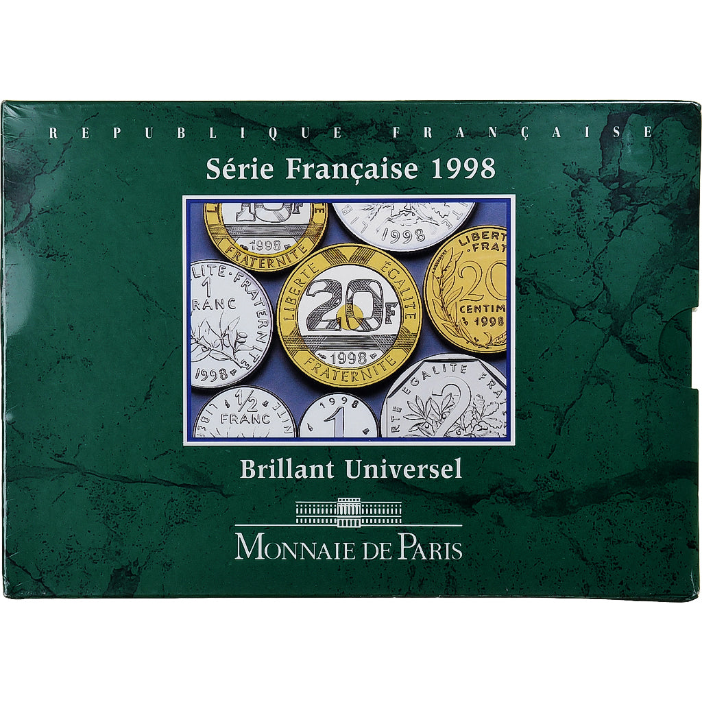 Francia, Coffret 1 c. à 20 frs., 1998, MDP, BU, Sin información, FDC