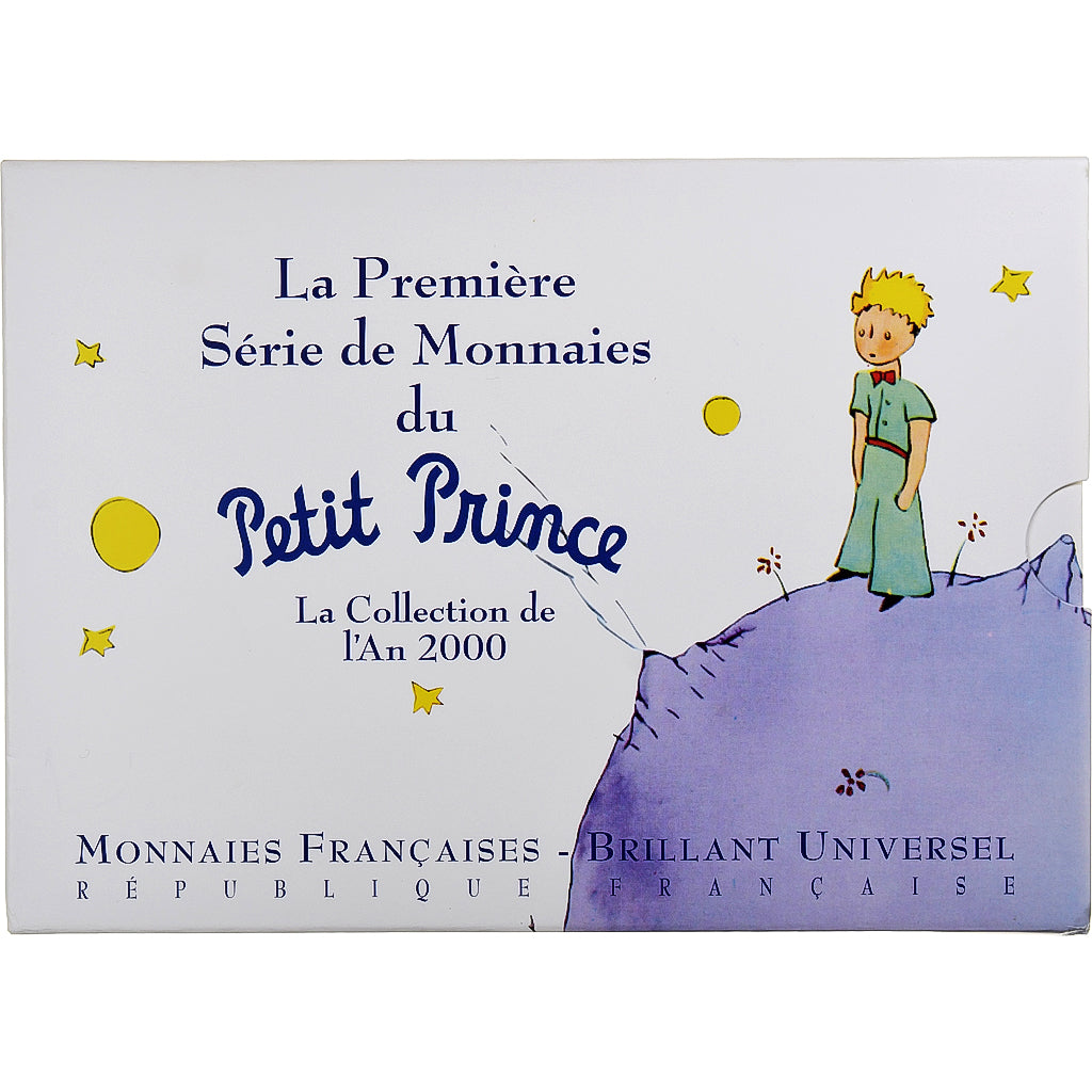 France, Coffret 1 c. à 20 frs., Petit Prince, 2000, MDP, BU, MS(65-70)