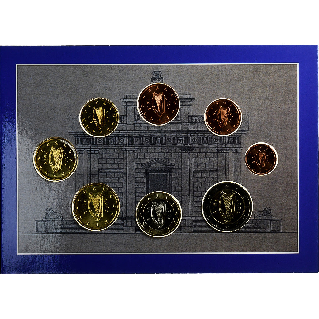 Irlandia, Set 1 ct. - 2 Euro, The Casino, Marino, BU, 2003, Sandyford, ND