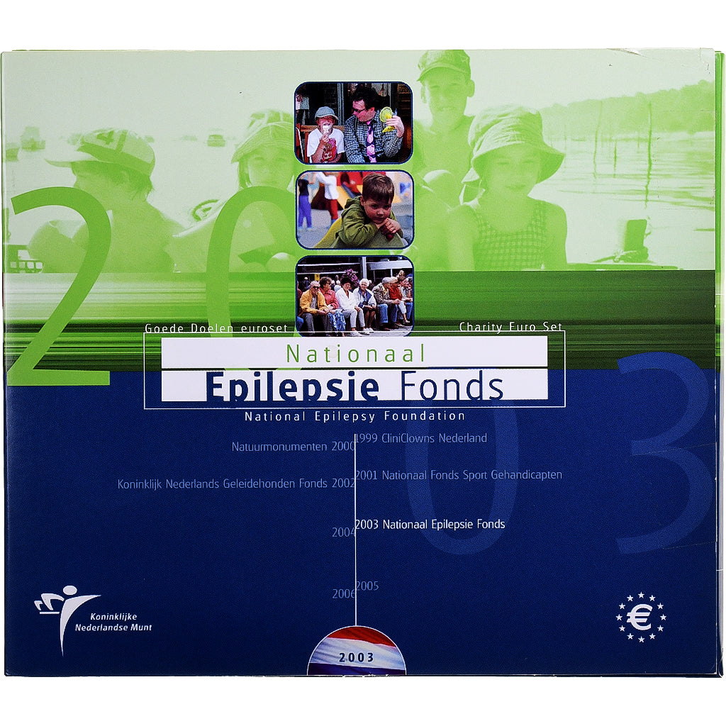 Nederland, Set 1 ct. - 2 Euro, BU, 2003, Utrecht, n.v.t., FDC