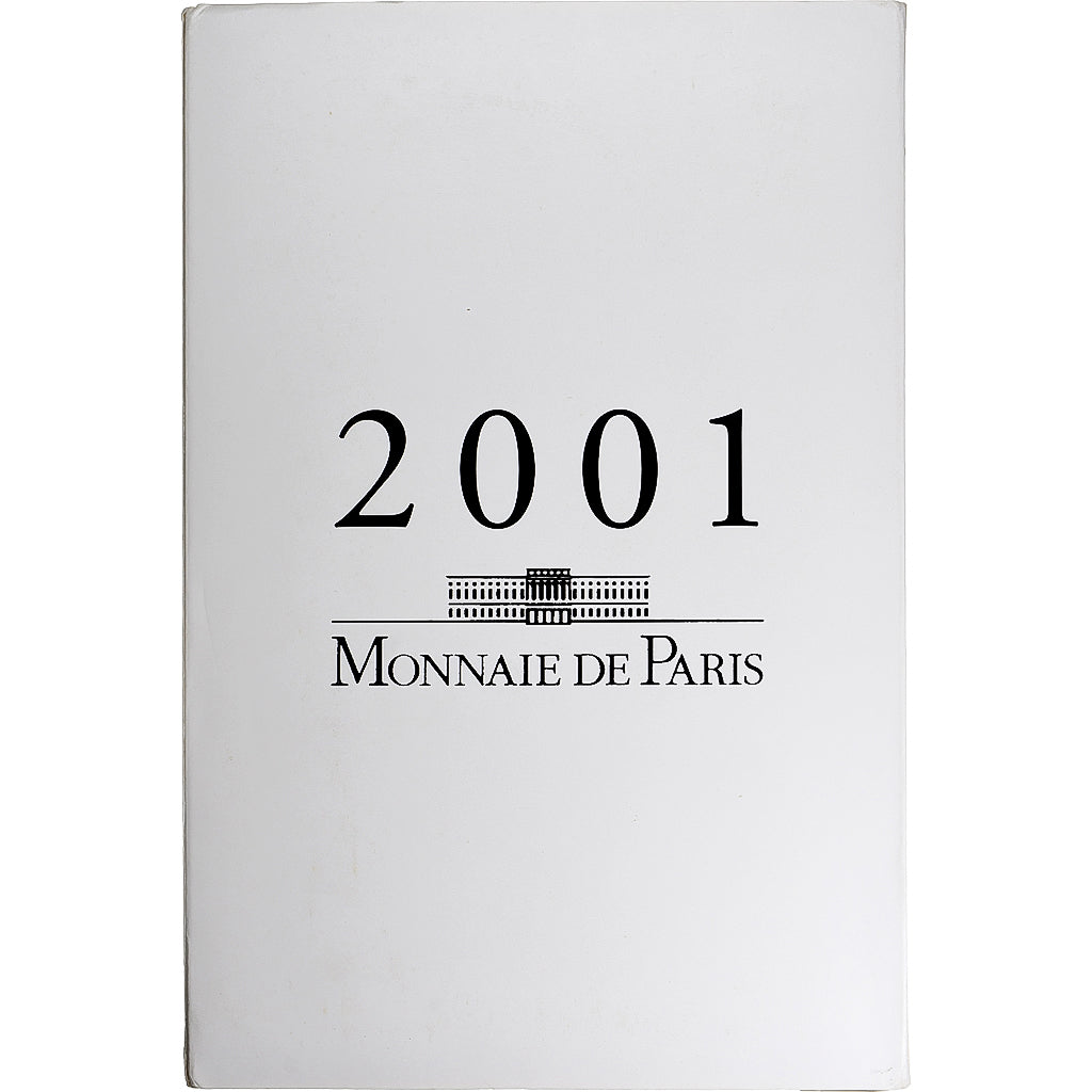 France, Coffret 1 c. à 100 frs., 2001, MDP, Proof, MS(65-70)