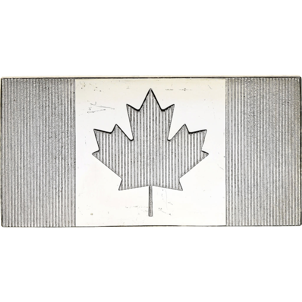 France, Medal, United Nations Flags, Canada, Silver, AU(55-58)