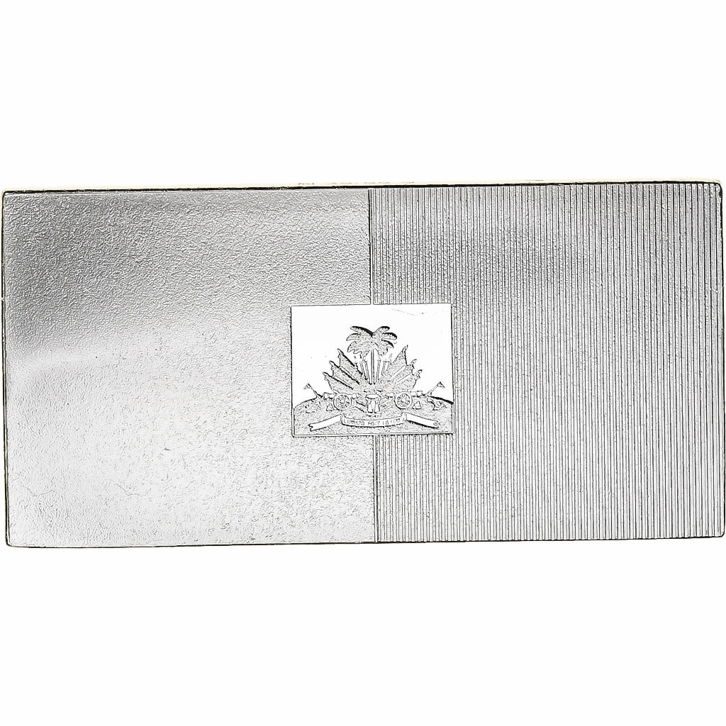 France, Medal, United Nations Flags, Haiti, Silver, AU(55-58)