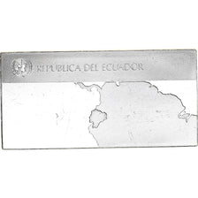France, Medal, United Nations Flags, Ecuador, Silver, AU(55-58)