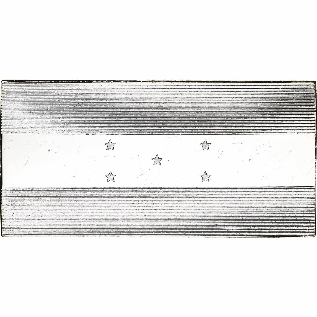 France, Medal, United Nations Flags, Honduras, Silver, AU(55-58)