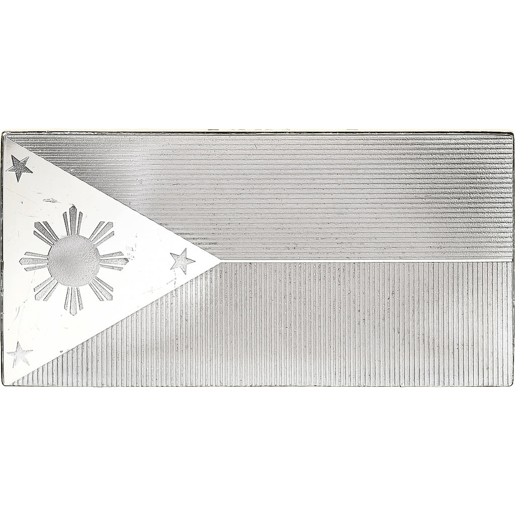 France, Medal, United Nations Flags, Philippines, Silver, AU(55-58)