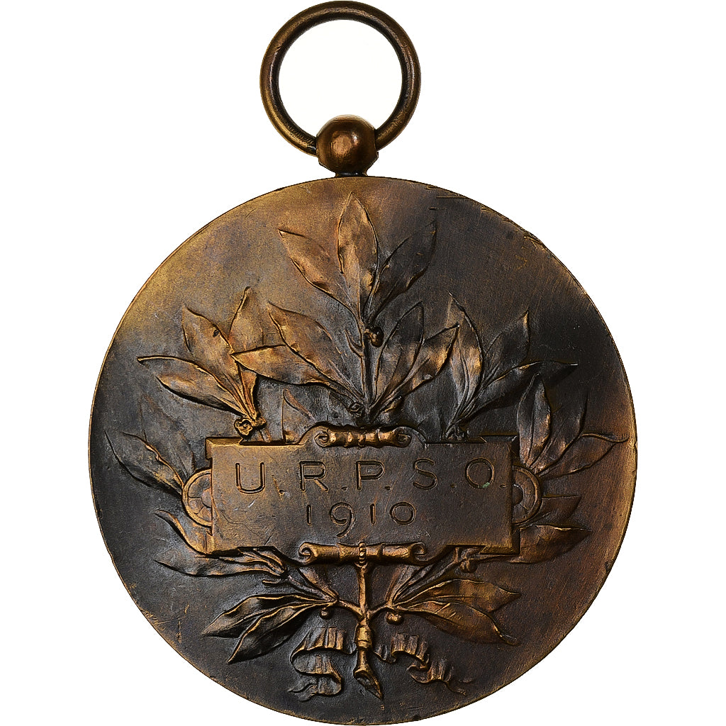 Francja, medal, Union Régionale des Patronages du Sud-Ouest, 1910, Brązowy