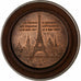 Frankreich, Medaille, Souvenir de mon Ascension à la Tour Eiffel, 1889, Kupfer