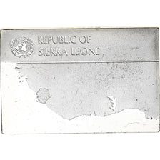 Francia, medalla, United Nations Flags, Sierra Leone, Plata, EBC