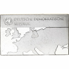 France, Medal, United Nations Flags, German Democratic Republic, Silver