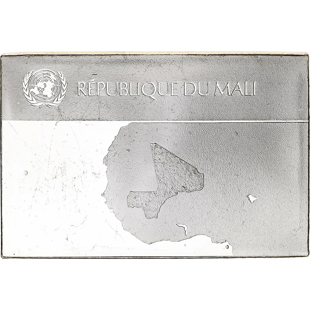 France, Medal, United Nations Flags, Mali, Silver, AU(55-58)