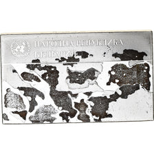 Francia, medalla, United Nations Flags, People's Republic of Bulgaria, Plata