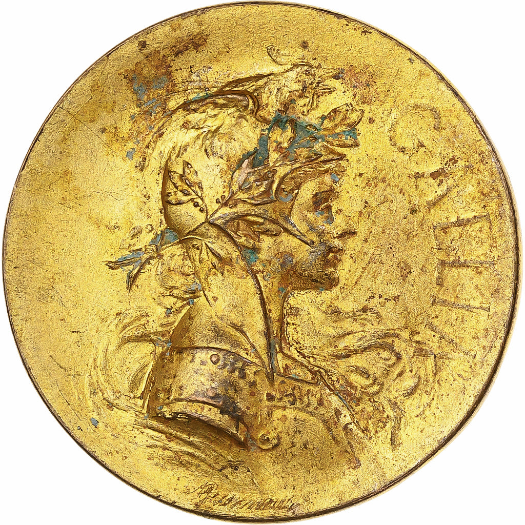 Francja, medal, Patronages du Libournais, Galgon, 1913, Brązowy, AU(55-58)