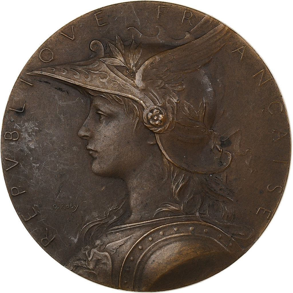 France, Medal, Indochine, Exposition de Hanoï, 1902-1903, Bronze, Roty
