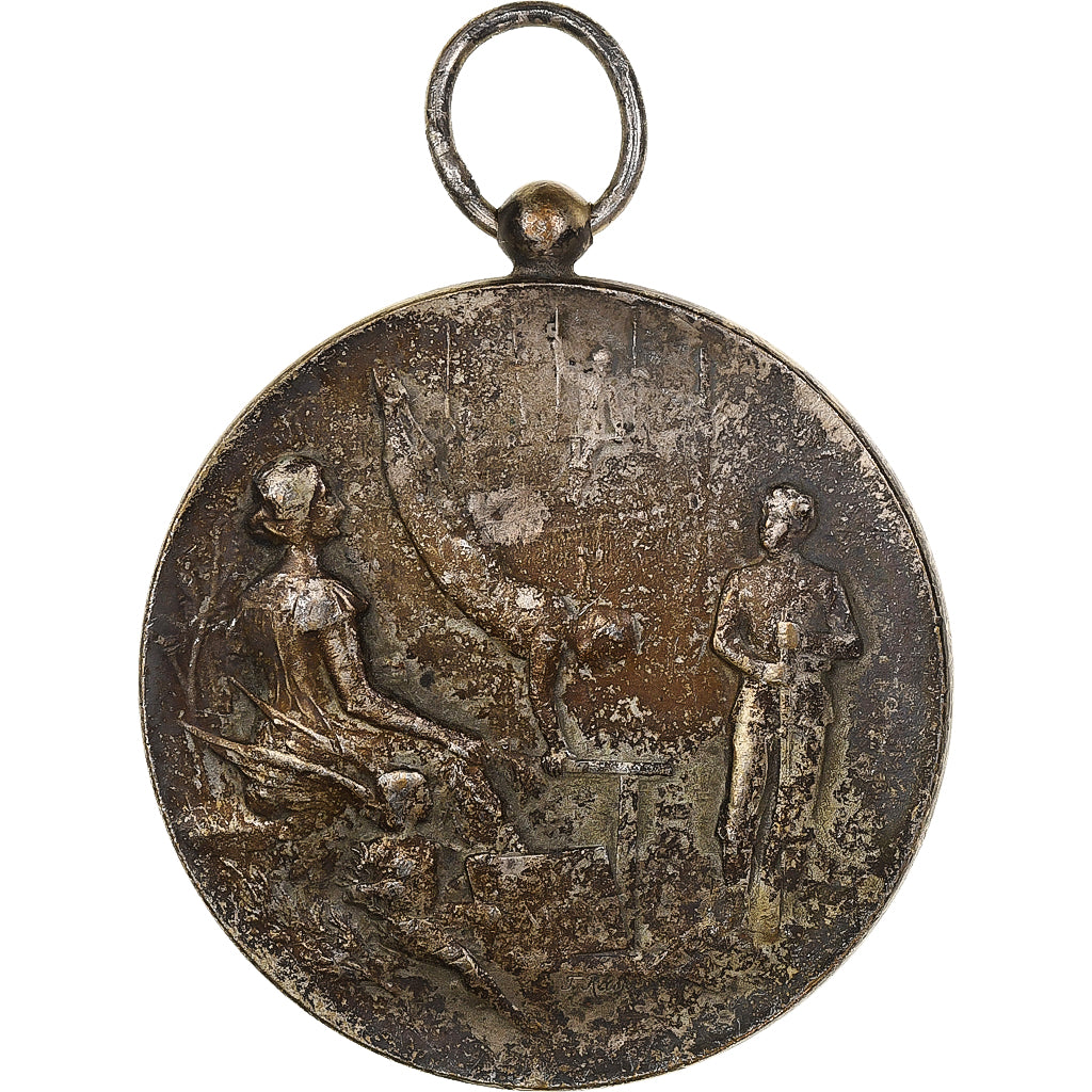 France, Medal, Union Régionale des Patronages du Sud-Ouest, 1909, Bronze