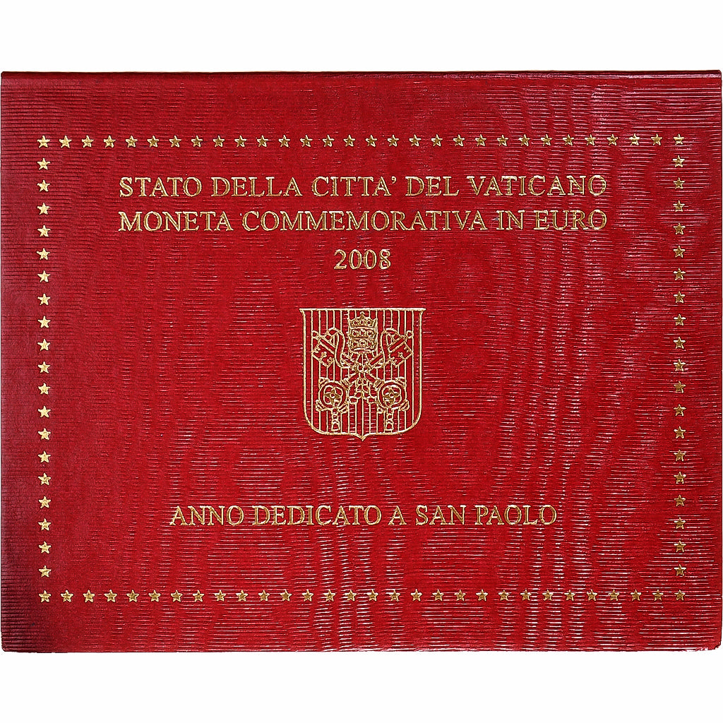 Vatican, Benedict XVI, 2 Euro, The Year of St. Paul, 2008, Rome, Bi-Metallic