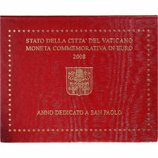Vatican, Benedict XVI, 2 Euro, The Year of St. Paul, 2008, Rome, Bi-Metallic