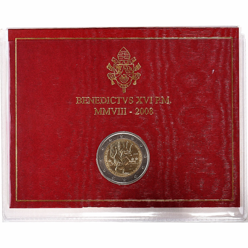 Vatican, Benedict XVI, 2 Euro, The Year of St. Paul, 2008, Rome, Bi-Metallic
