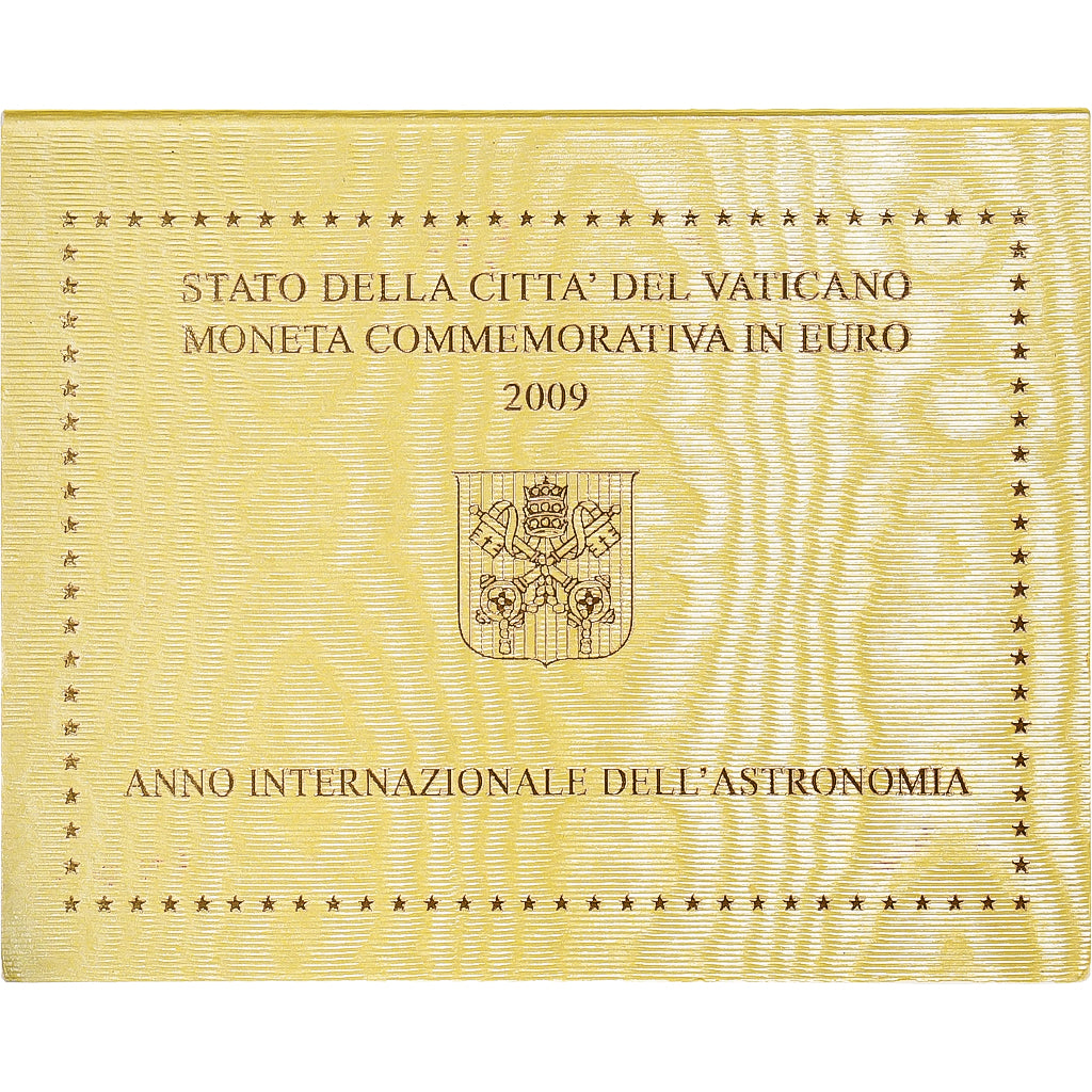 Vaticano, Benedict XVI, 2 Euro, International Year of Astronomy, 2009, Rome