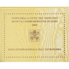 Vaticano, Benedict XVI, 2 Euro, International Year of Astronomy, 2009, Rome
