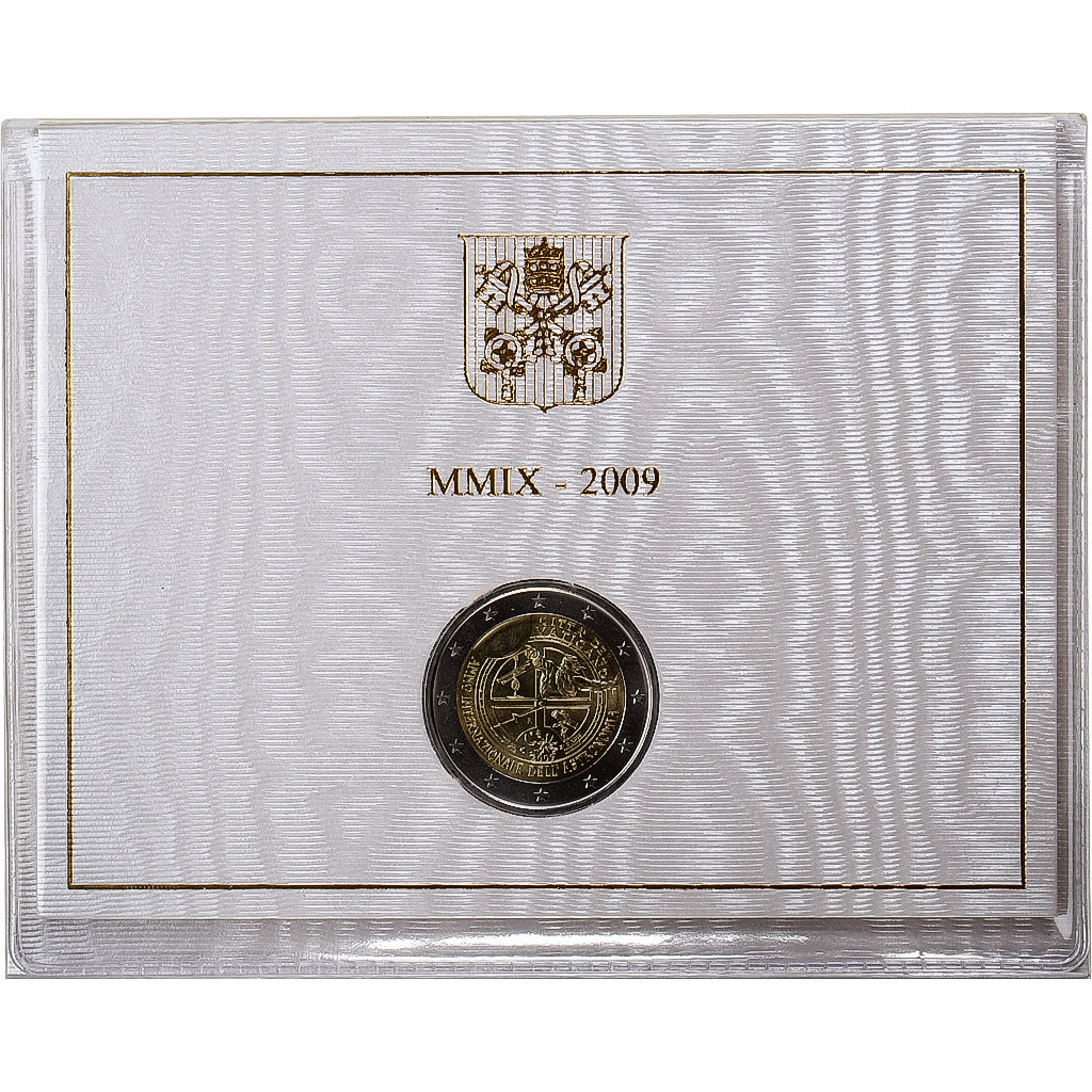 Vaticano, Benedict XVI, 2 Euro, International Year of Astronomy, 2009, Rome