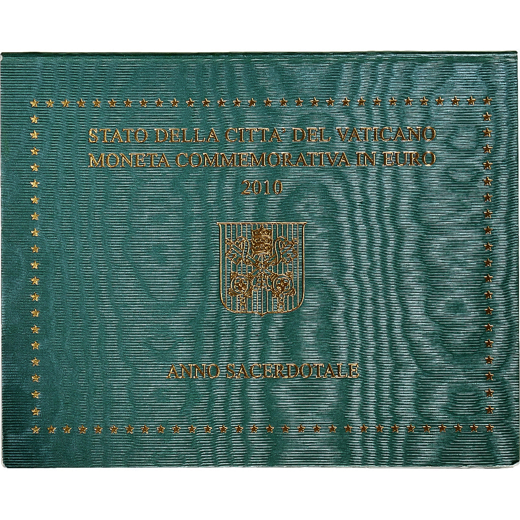Vatican, Benedict XVI, 2 Euro, Anno Sacerdotale, 2010, Rome, Bi-Metallic
