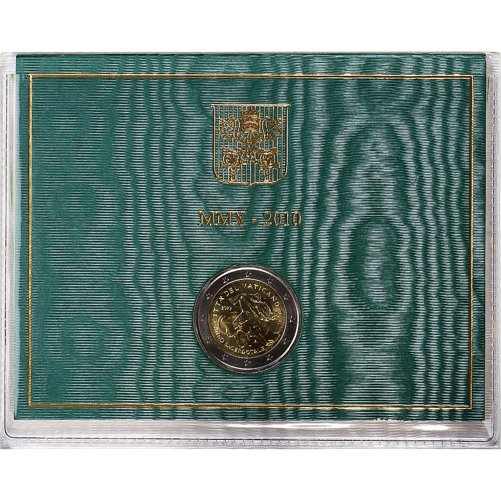 Vatican, Benedict XVI, 2 Euro, Anno Sacerdotale, 2010, Rome, Bi-Metallic