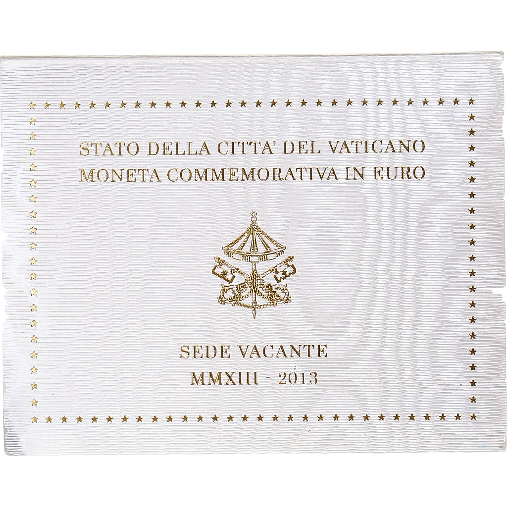 Vaticano, Sede Vacante, 2 Euro, 2013, Rome, Bimetálico, FDC