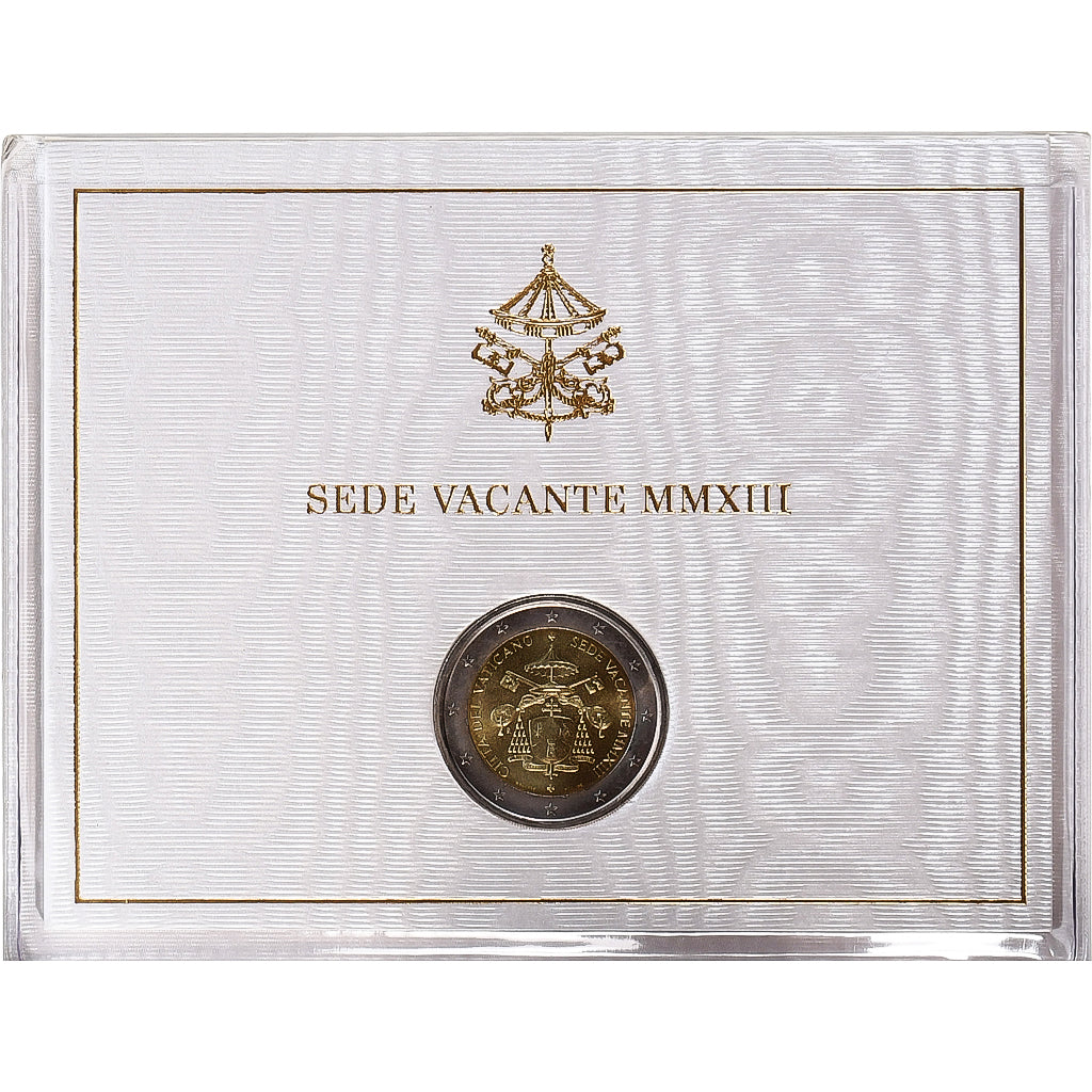 Vaticano, Sede Vacante, 2 Euro, 2013, Rome, Bimetálico, FDC
