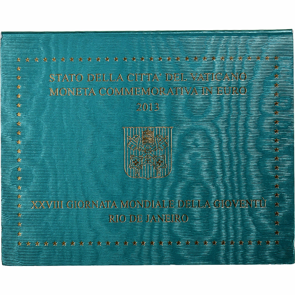 Vatican, Francis, 2 Euro, 28th World Youth Day, 2013, Rome, Bimétallique, FDC